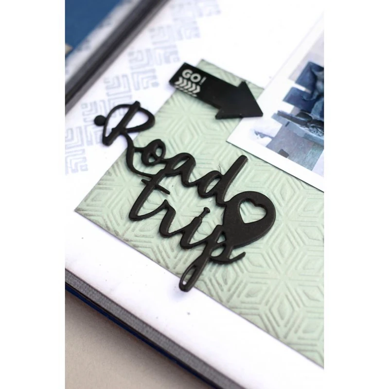 Дорожное путешествие фраза Новинка 2019 штампы металлические для рукоделия