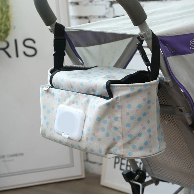 Сумка для подгузников органайзер детской коляски подвесная сумка вместительный