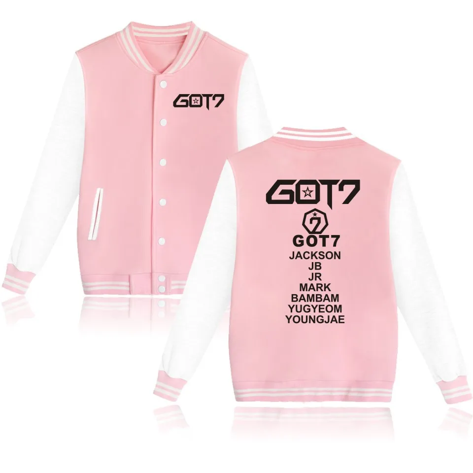 2018 весенне-осенние хлопковые Толстовки GOT7 Mark Jackson JB бэмбам JinYoung YuGyeom пальто