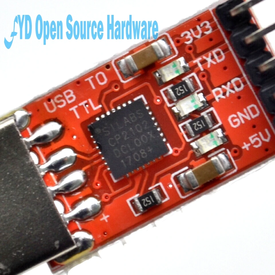 1 компл. CP2102 последовательный преобразователь USB 2 0 в TTL UART STC 5 контактный модуль с