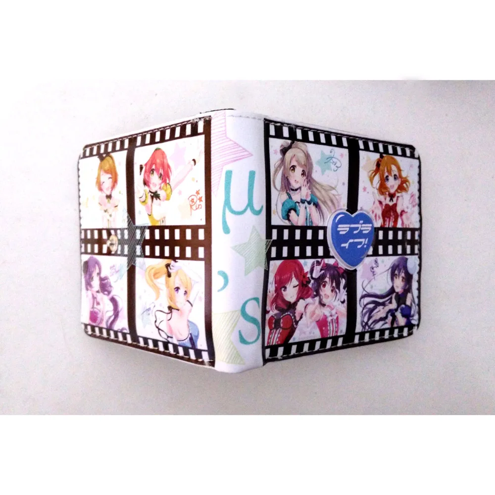Аниме Lovelive Kousaka Honoka/Minami kotory/Nico/Ayase Eli/Sonoda Umi искусственная кожа короткий кошелек с
