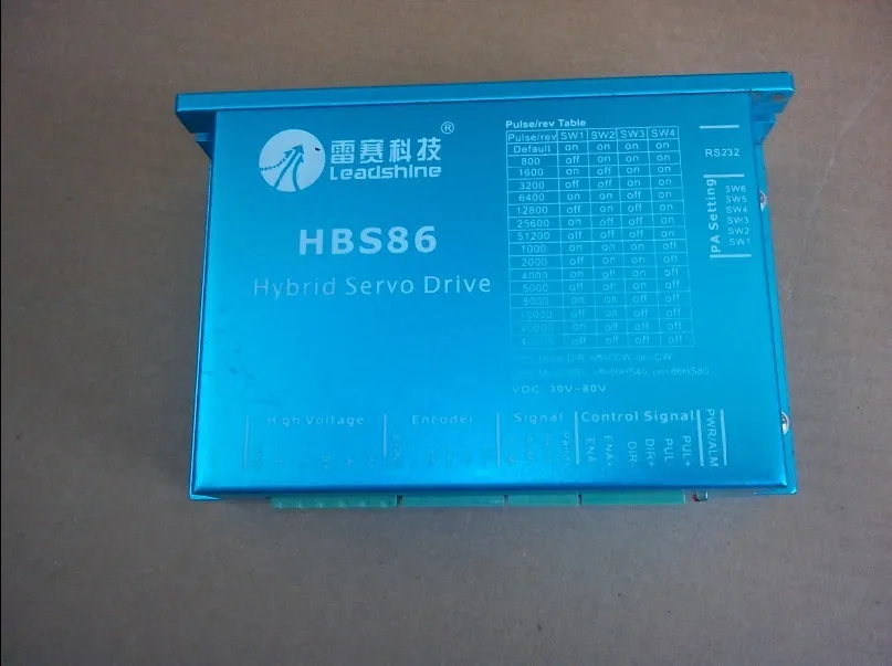 Новый гибридный сервопривод Leadshine HBS86 2 фазный 48 В ~ 80 в пост. Тока максимальный