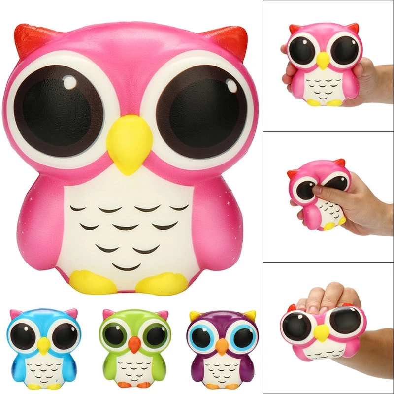 

Adorable Owl Squishy Slow Rising Cartoon Doll Cream Scented Stress Relief Toy