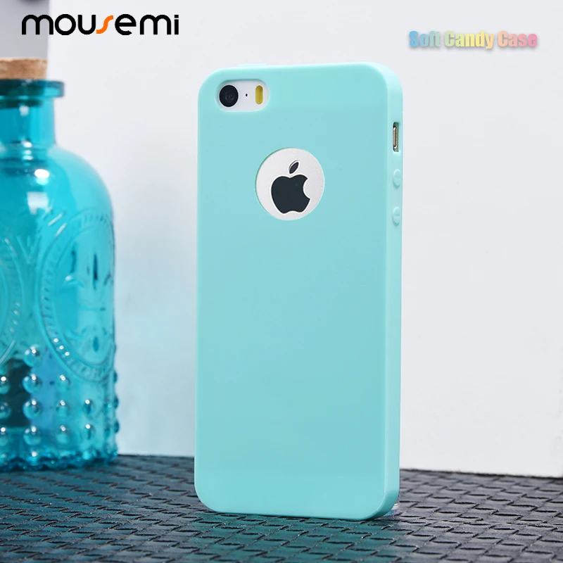 CAPAME For iPhone 5S Case SE 5 Shockproof 360 Girls Cute Candy Soft Silicone Fundas |