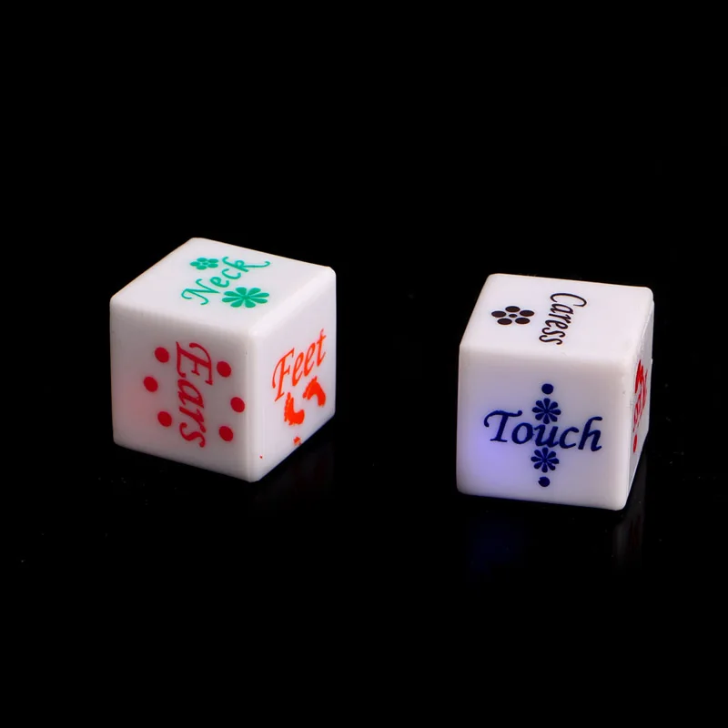 1 пара LED Flash игральные кости игрушка секс вечеринка смешная взрослая Романтика