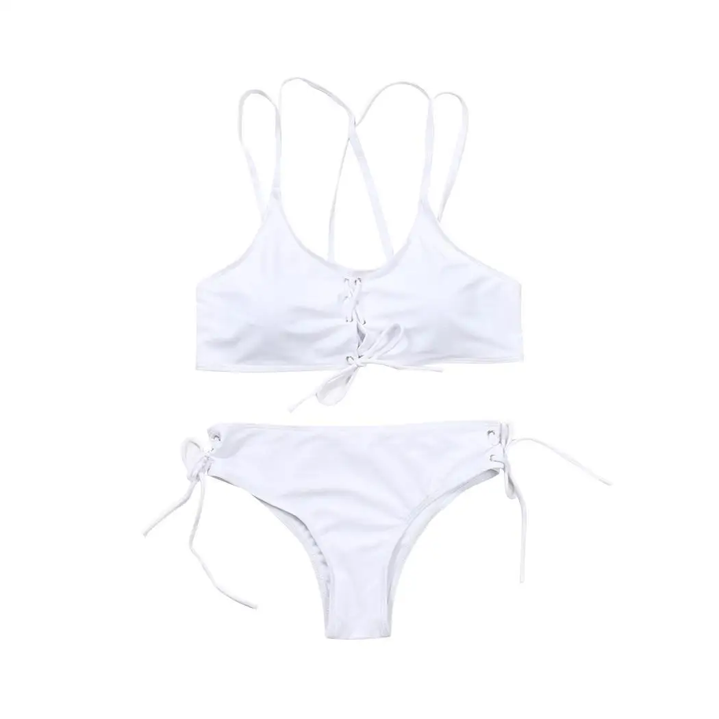 Женский сексуальный спагетти ремень без Рукавов Кружево да купальник сплошной