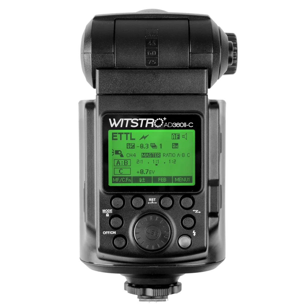 Внешсветильник вспышка Godox Witstro AD360II-C TTL 360W GN80 Power ful Speedlite + черный блок питания PB960