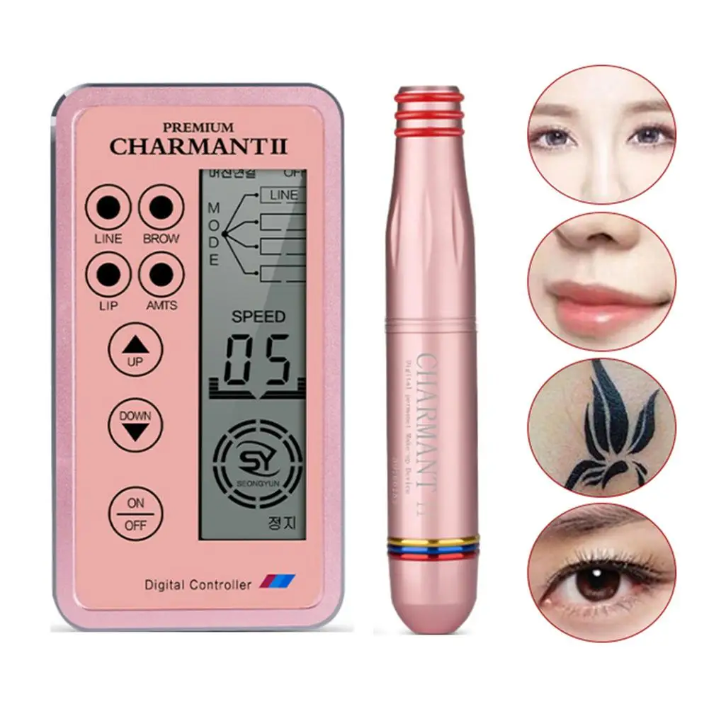 Eyebrow Lip Eyeliner Tattoo Machine Semi-permanent Makeup Digital Pen Spot Wrinkle Removal Microblading Needles | Красота и здоровье