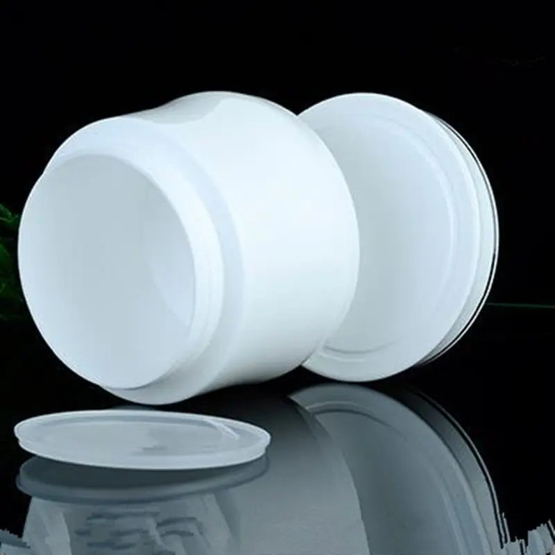 Фотоемкость 150 г Белая Косметическая емкость Двойная полипропиленовая