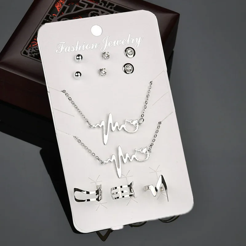 Комплект свадебных ювелирных украшений Crazy Feng для женщин модные золотистые