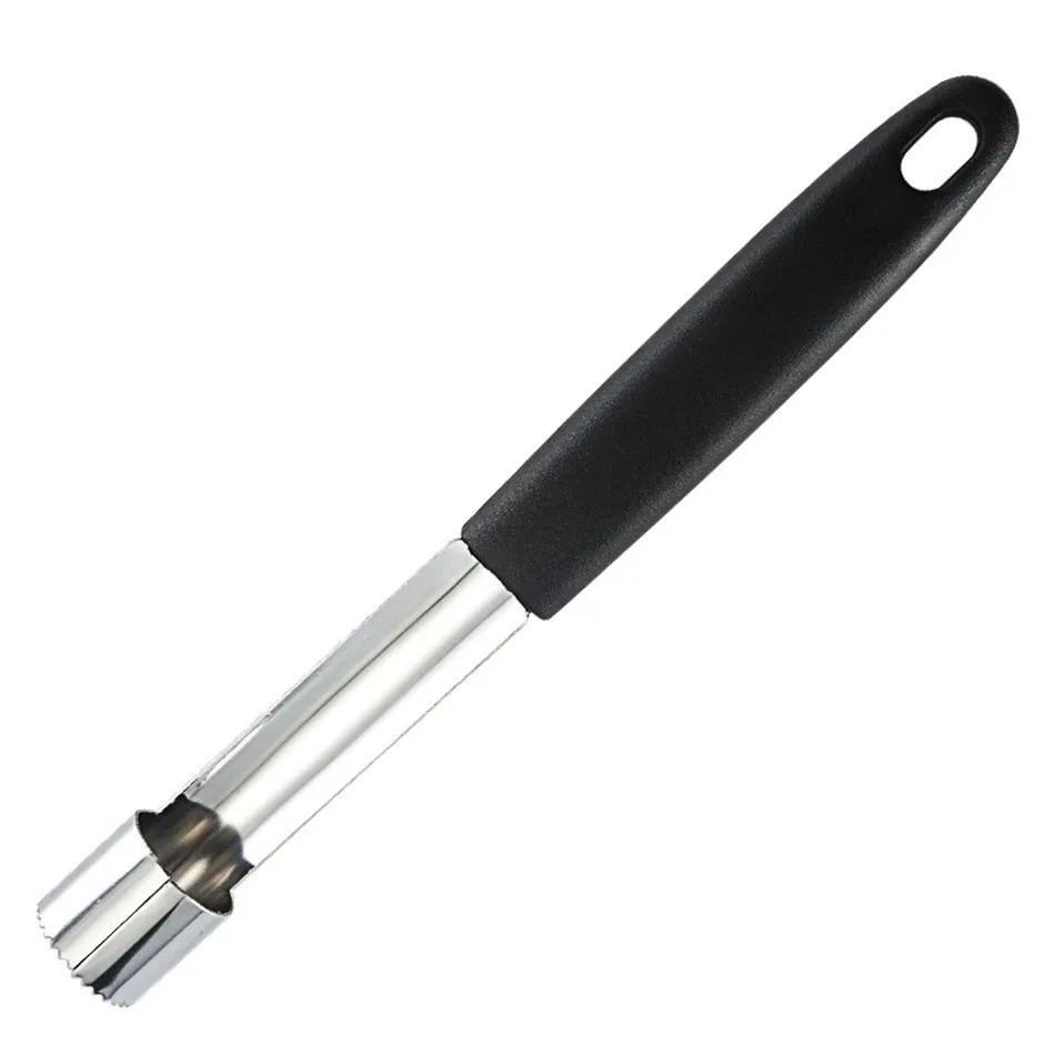 VOGVIGO Hot Sale! Black Stainless Steel Fruit Apple Pear Corer remover Slicers Cutter Kitchen Tool high quality