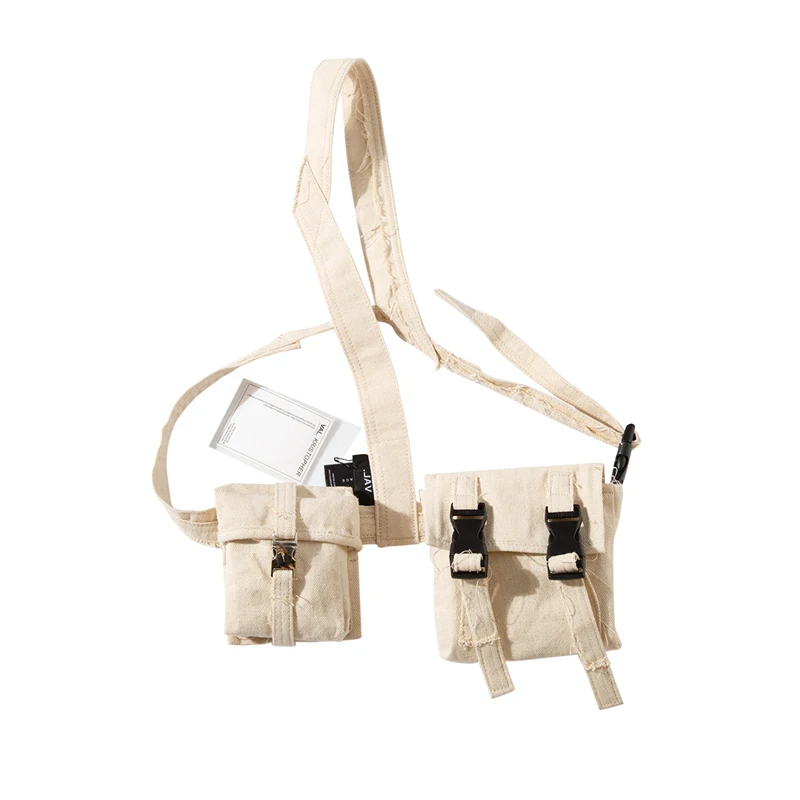 Tactical Functional Waist Pack Men Bag Trendy Street Style Chest for Streetwear Fashion Bags Hip Belt 2019 | Багаж и сумки