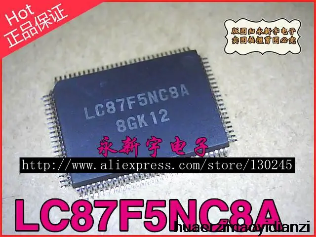 

2pcs/lot LC87F5NC8A 87F5NC8 5NC8 QFP-100 In Stock