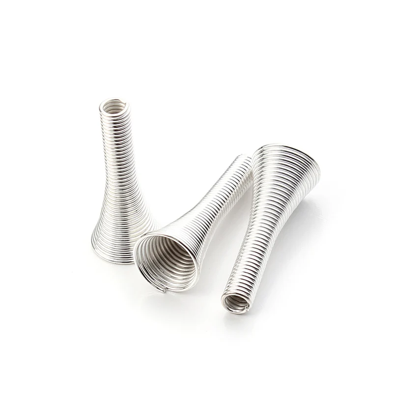 Пружинные заглушки для бижутерии 50 шт./лот 26 мм цвет золото/серебро | Украшения и