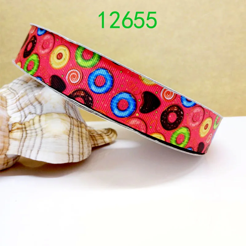 Free shipping 50 yard cartoon printed grosgrain ribbon 14554 | Дом и сад