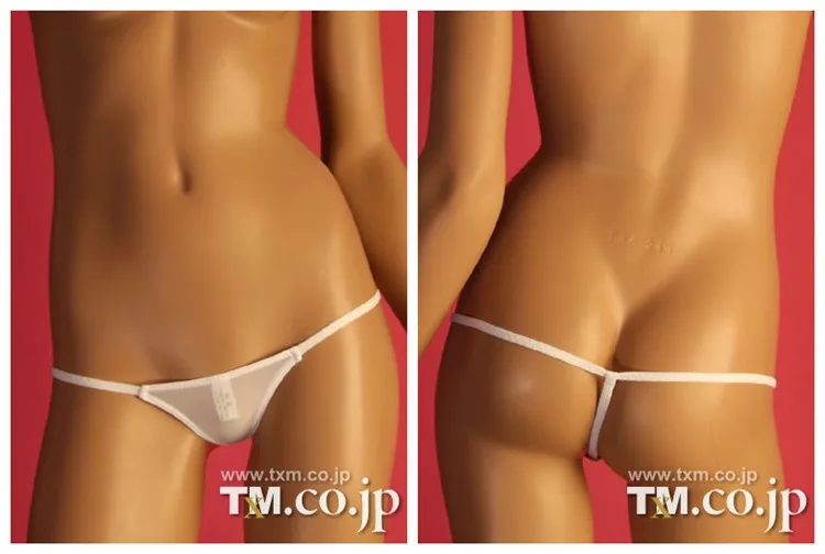 Женские трусики с низкой талией прозрачные стринги высокой эластичной и