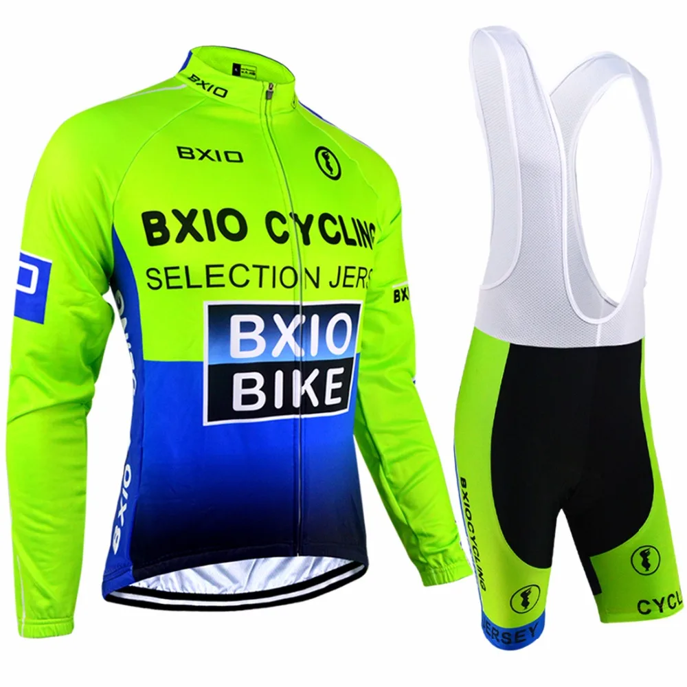 Бренд bxio с длинным рукавом велосипед Джерси Ropa Ciclismo Lycral Велоспорт наборы Bicicleta