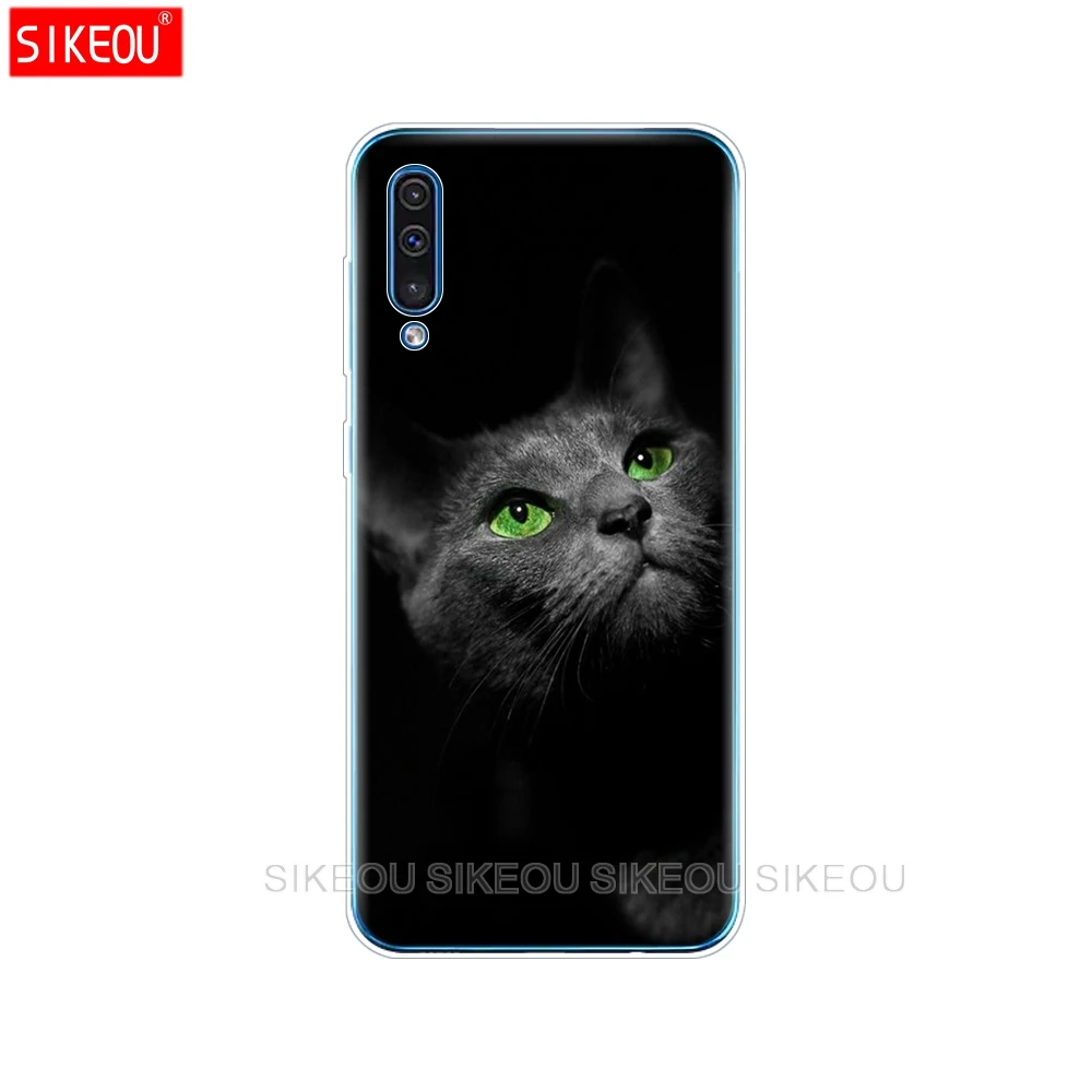 Для samsung Galaxy A50 силиконовый прозрачный Футляр задняя крышка чехол для телефона для samsung A50 A505 A505F SM-A505F мягкий чехол 6,4" - Цвет: 33785