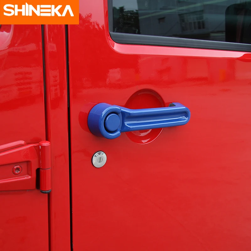 SHINEKA ABS Автомобильная внешняя дверная ручка корпус и чаша накладка декоративные