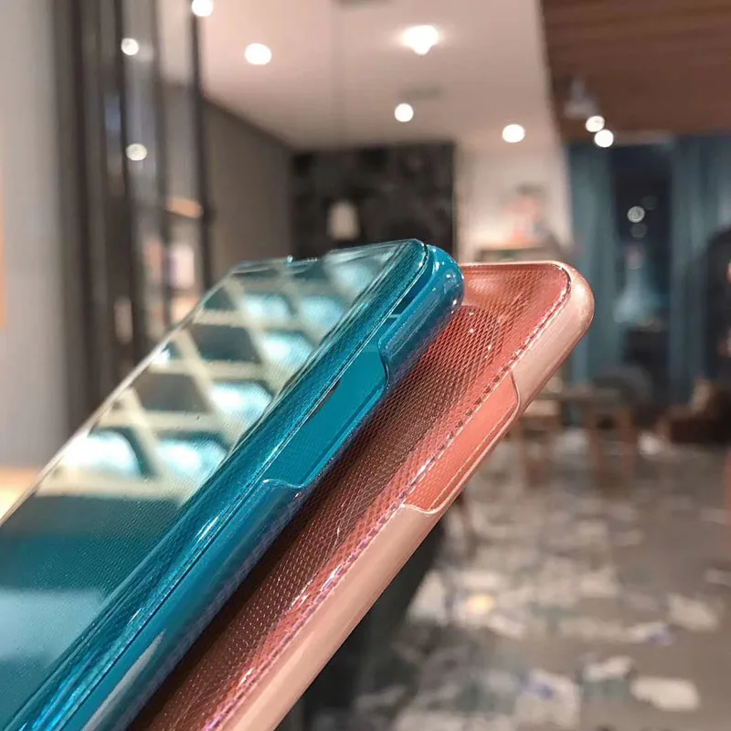 Smart mirror Flip Luxury phone case For Samsung S8 S9 S10 Plus S7 Edge A30 A50 A70 A750 Note 8 9 S10E back cover |