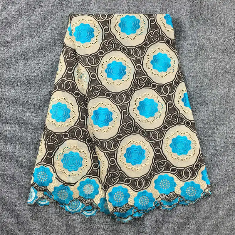 Высококачественное кружевное платье из швейцарского хлопка и вуали в