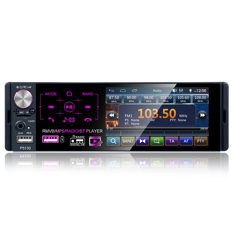 Zeepin P5100 Car MP3 Player WiFi BT4.1 4 Inch Touch Screen Reverse Image FM Lossless Music HD Video with Steering Remote Control |