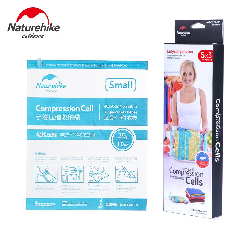 NatureHike вакуумные мешки компрессионные для путешествий хранения багажа