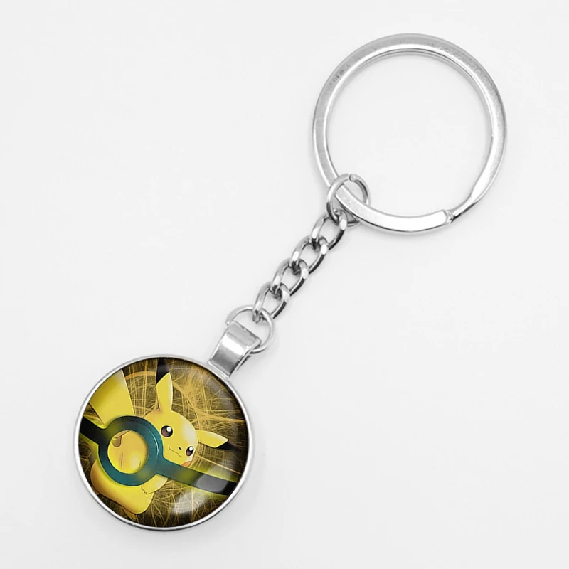 Горячее предложение! Распродажа! Ретро мини-сквиртл Eevee Vulpix простой аниме покемон го брелок пикачу стеклянный карманный монстр-брелок подвеска