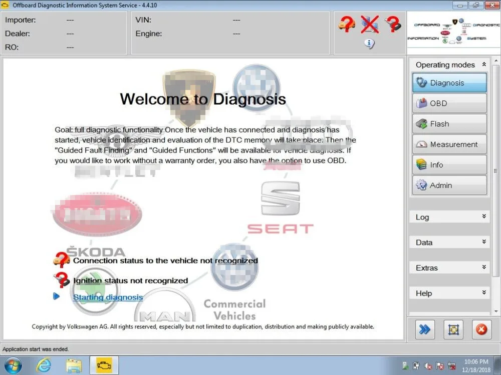 Vas6154 ODI-S V4.4.1 Keygen OKI полный чип VAS 6154 Bluetooth с ноутбуком D630 установленное программное обеспечение hdd хорошо готов к работе