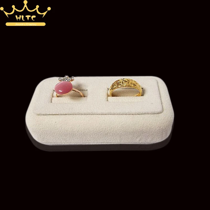 Органайзер портативный ювелирный реквизит для отображения колец бежевый