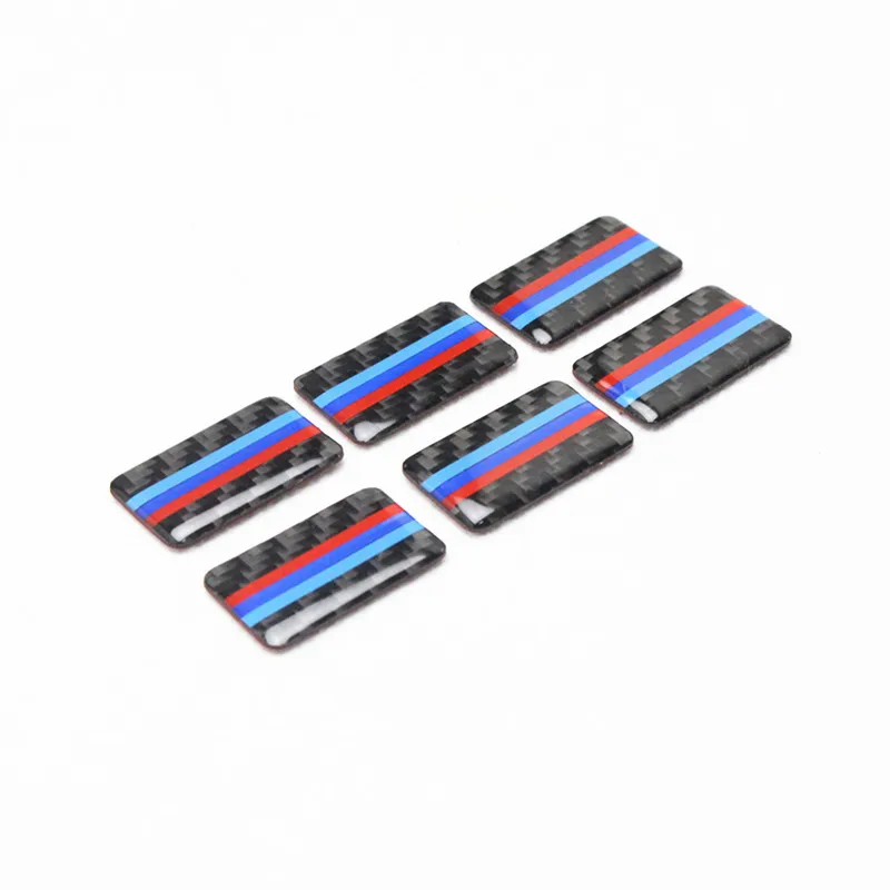 Автомобильная эмблема M Power наклейка из углеродного волокна для BMW E46 E39 E90 E36 E60 E34 E30