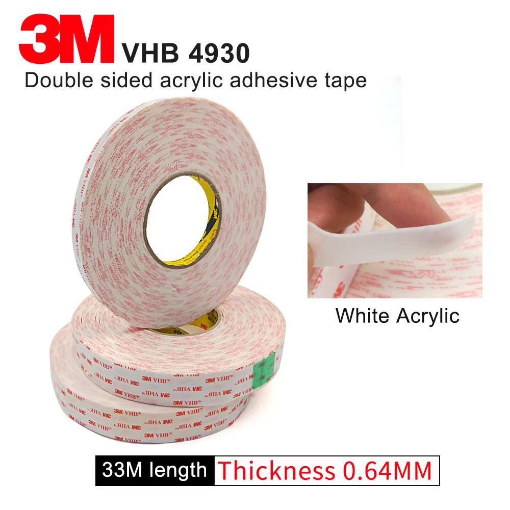 3M VHB 4930 двусторонняя акриловая клейкая лента/водонепроницаемая лента 15 мм * 33 м|tape
