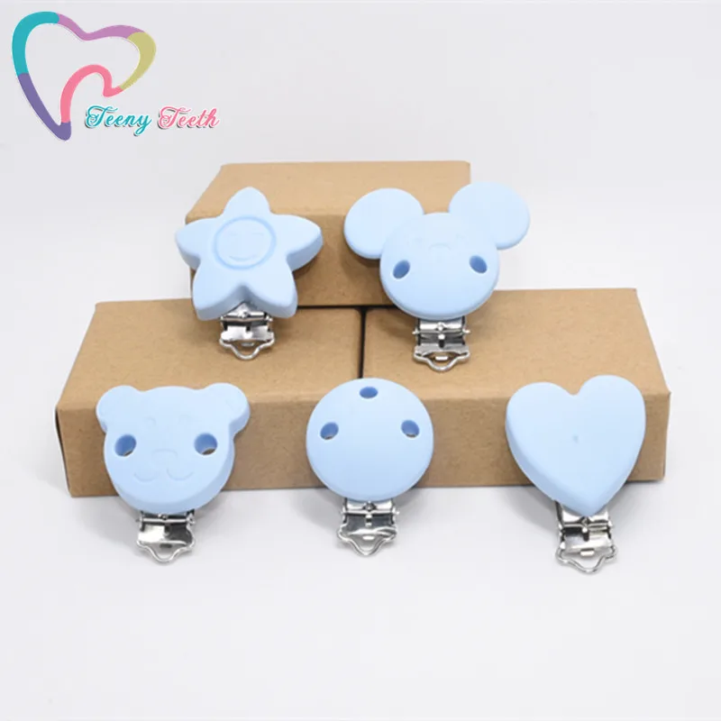 1 шт. силиконовые подтяжки для соски пустышки с сердечками|Ювелирная фурнитура и