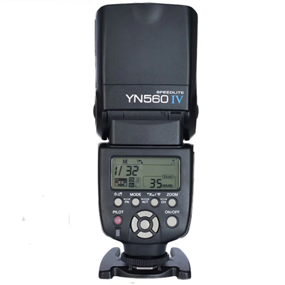 

Вспышка Yongnuo YN-560 IV для цифровых зеркальных камер Canon, Nikon, Pentax, Olympus, YN560, 4, 560VI, обновленная версия YN560 II, YN560III