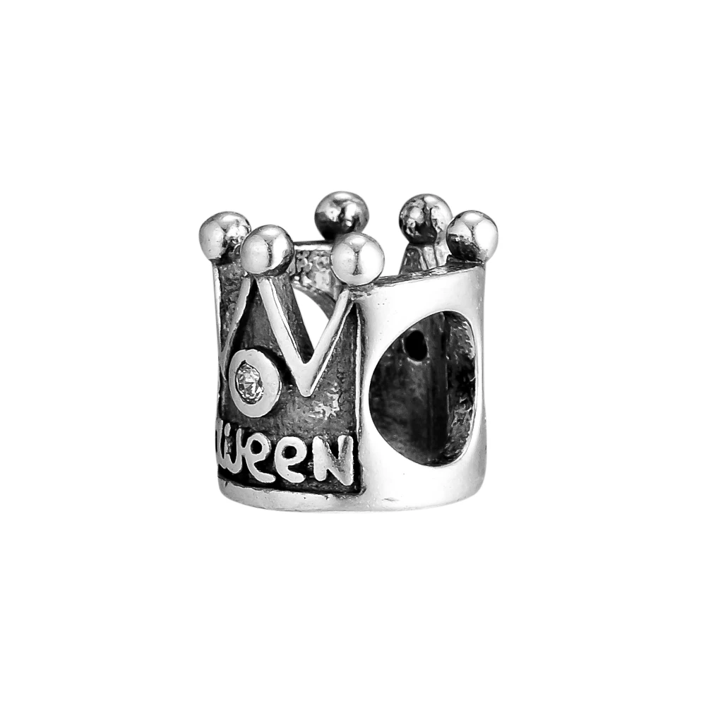 CKK Crown in my heart Charm Bead Charms Fit оригинальные браслеты из стерлингового серебра