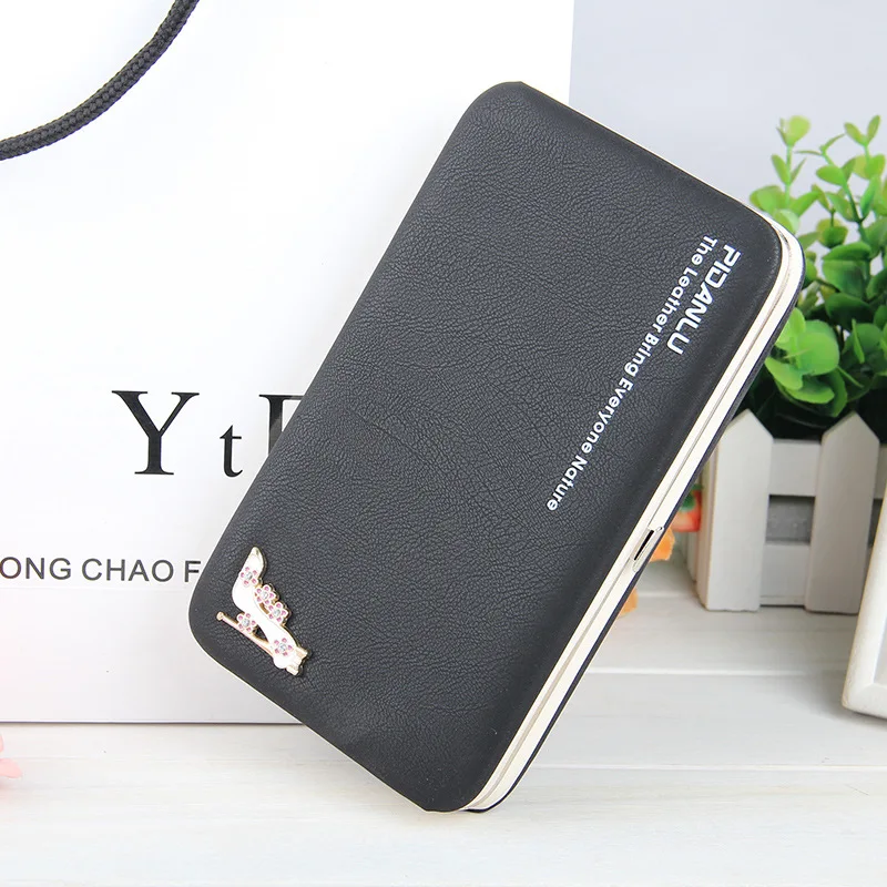 Новинка 2016 женские кошельки знаменитые на высоком каблуке с ремешком запястье