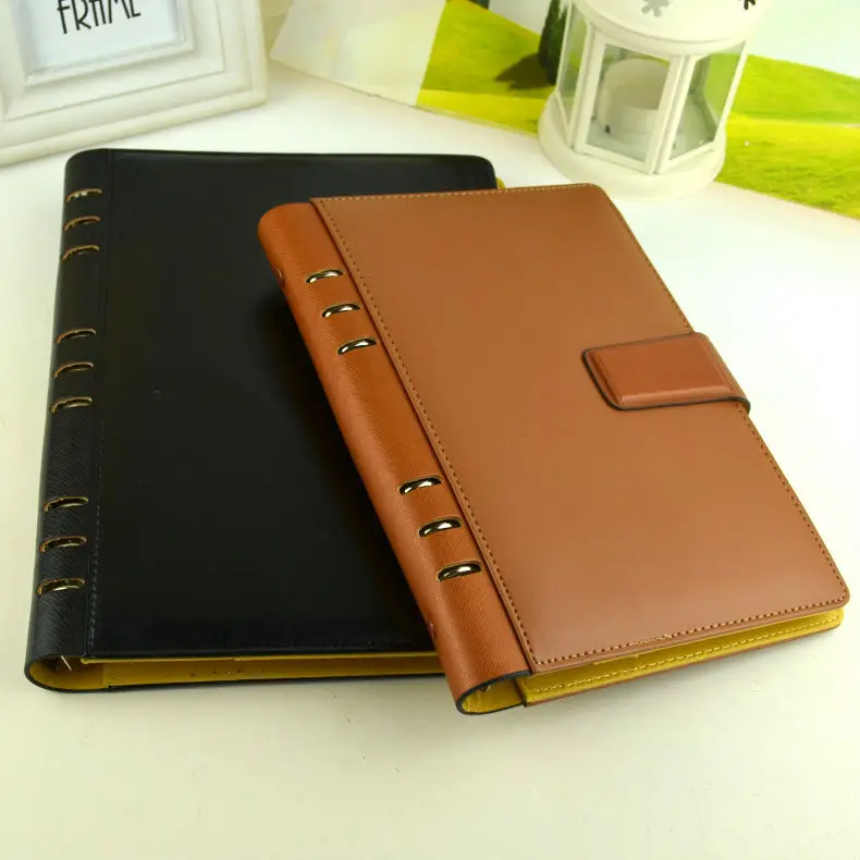 A5 b5 модный кожаный дорожный журнал на спирали ежедневник записная книжка
