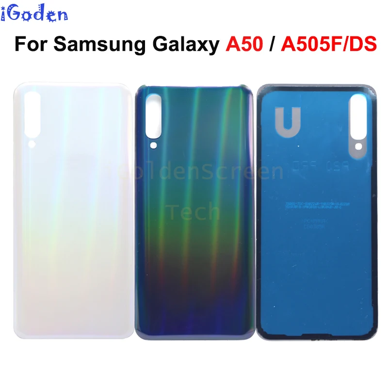 Задняя крышка батареи для samsung Galaxy A50 A505 SM-A505F задняя дверь Корпус чехол Замена для samsung a50