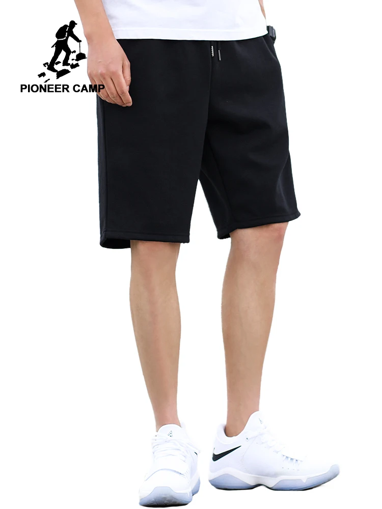 Пионерский лагерь шорты мужские летние повседневные с вышивкой буквы однотонные