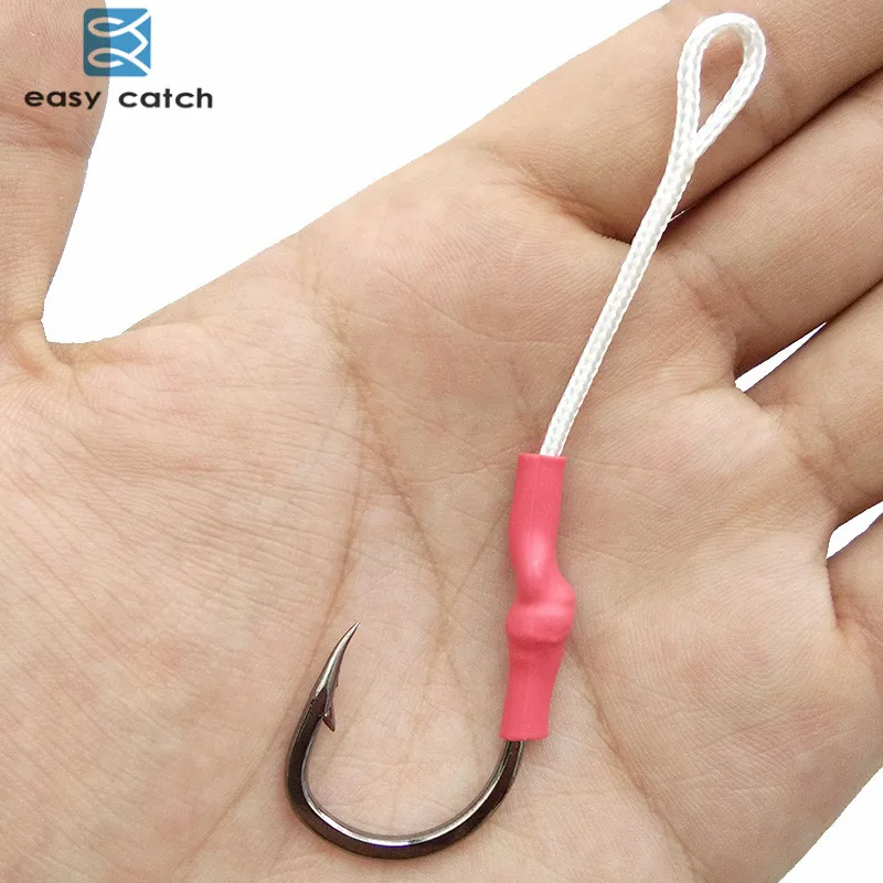 20 шт. рыболовные крючки с леской из полиэтилена|fishing hook|jig assistfishing fish hook |
