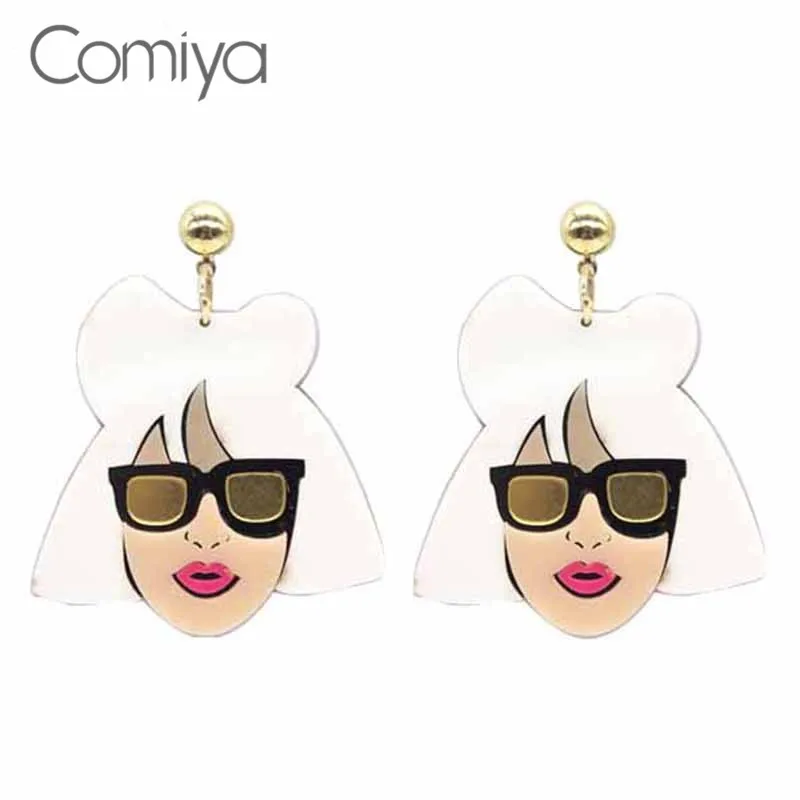 Женские серьги подвески Comiya большие в стиле стимпанк ювелирные изделия для