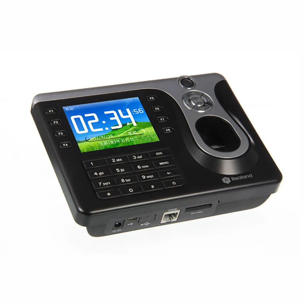 Биометрические часы со сканером отпечатков пальцев посещаемости TCPIP рабочего