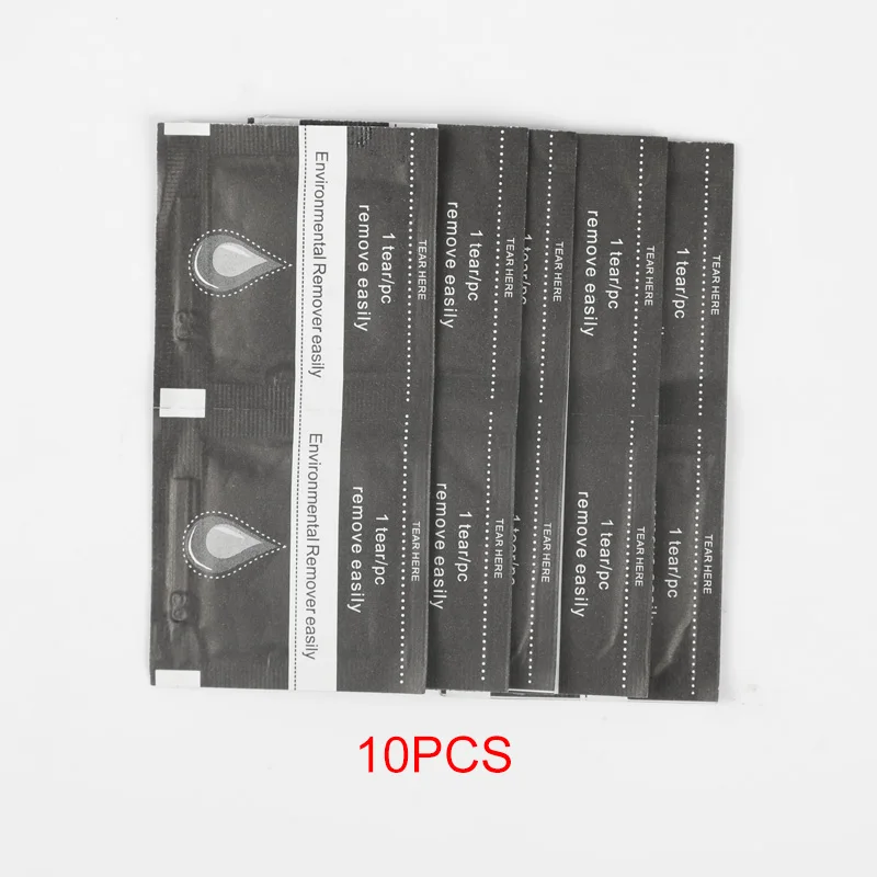 10PCS ROSALIND лак для ногтей обезжириватель для ногтей Дизайн ногтей замочить от очиститель для ногтей обертывание для маникюра Гель-лак для удаления Очиститель ногтей УФ-салфетки - Цвет: 10PCS