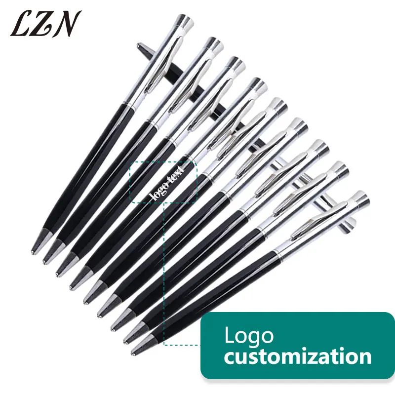 Коммерческий офисный аксессуар LZN металлическая шариковая ручка вращающаяся