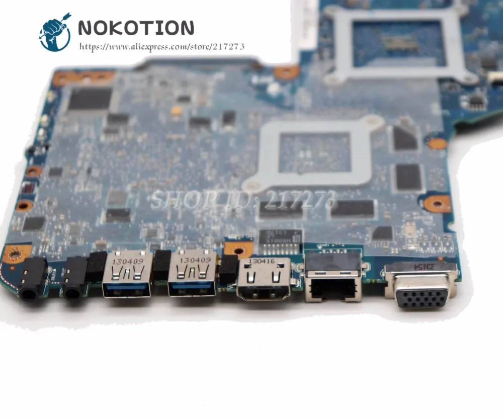 Материнская плата NOKOTION для ноутбука Toshiba Satellite L850D C850D H000050830 материнская FS1 DDR3 HD7670M