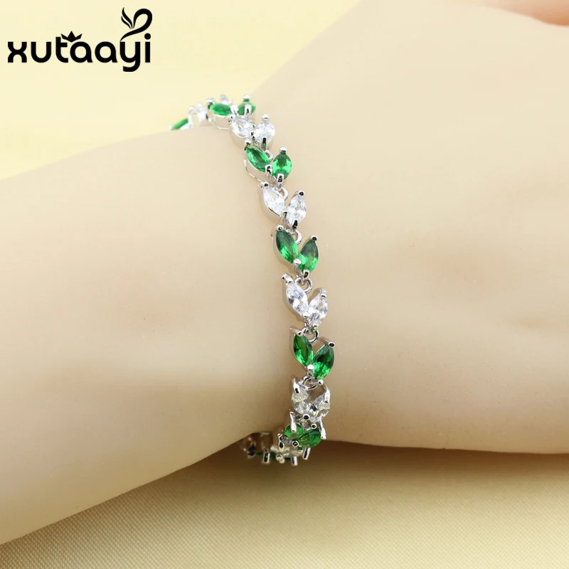 Новый модный красный браслет для женщин с серебряным наложением регулируемый