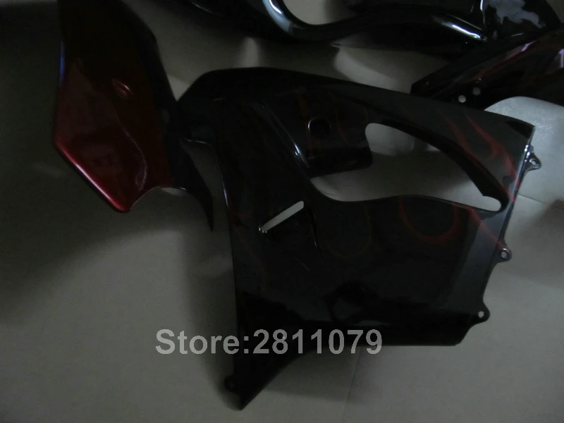 Хит продаж набор обтекателей для Kawasaki ninja ZX9R 2000 2001 винно-красный черный
