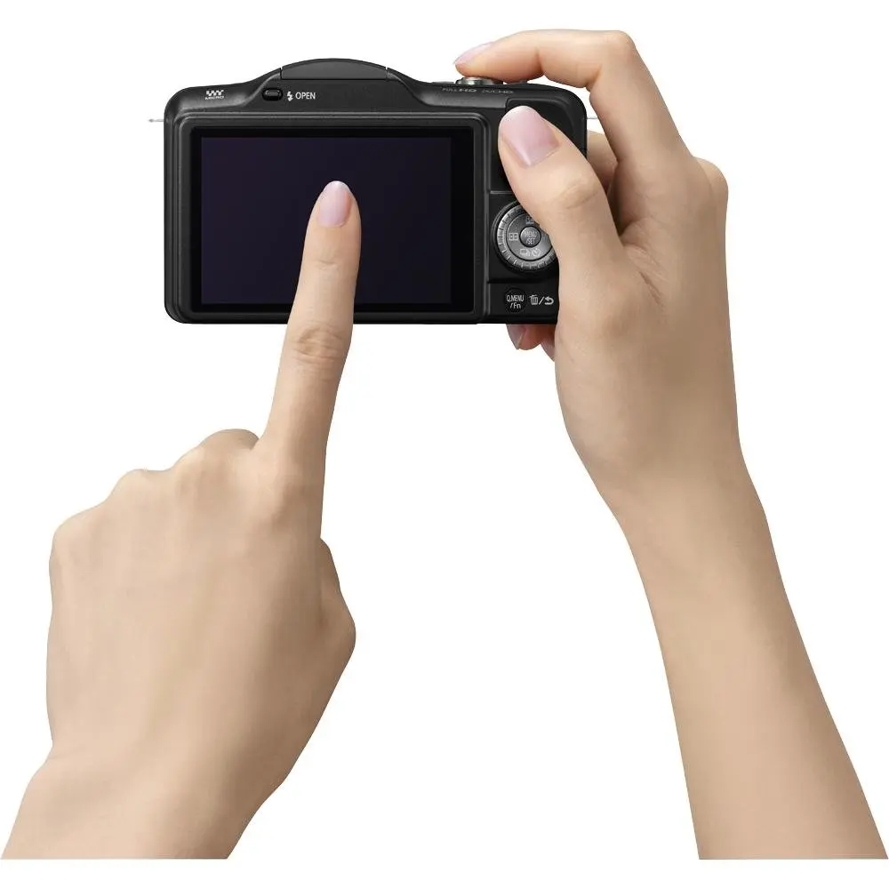 Используется Panasonic Lumix DMC-GF3 12 МП Micro 4/3 беззеркальных цифровой Камера с 3-дюймовый