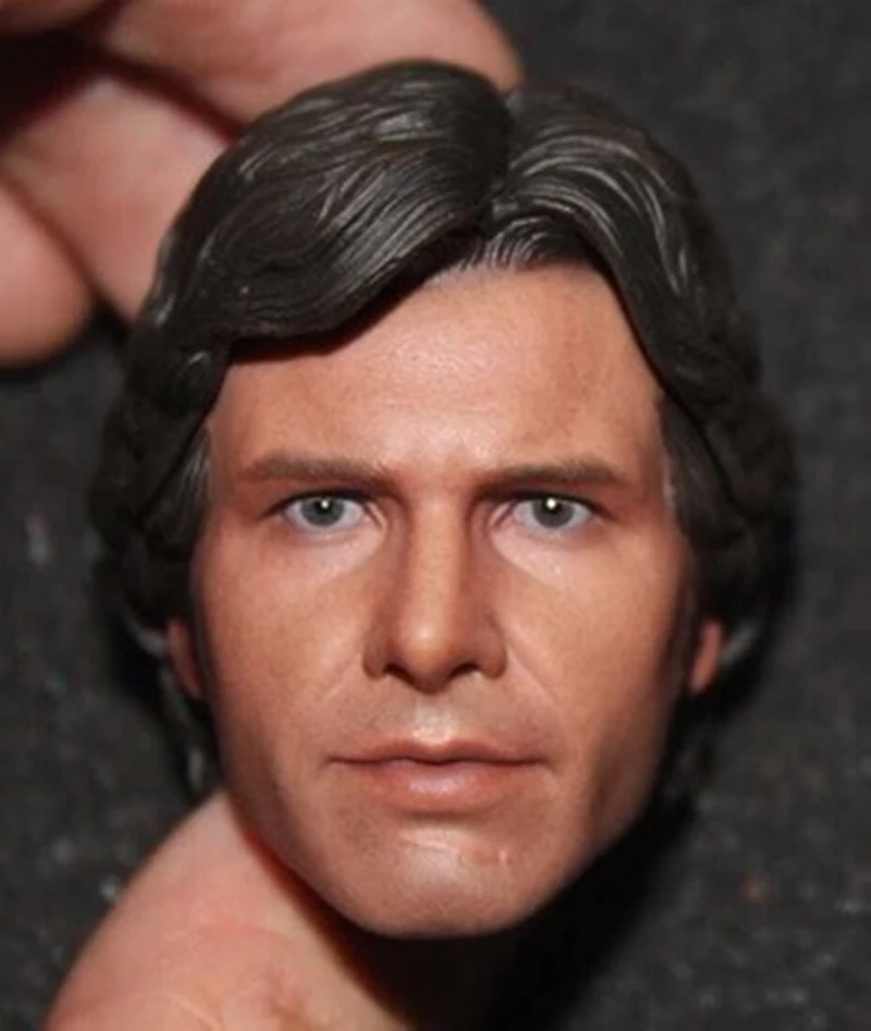

1/6 Scale Harrison Ford, резьба по головке HanSolo для 12 "фигурки тела