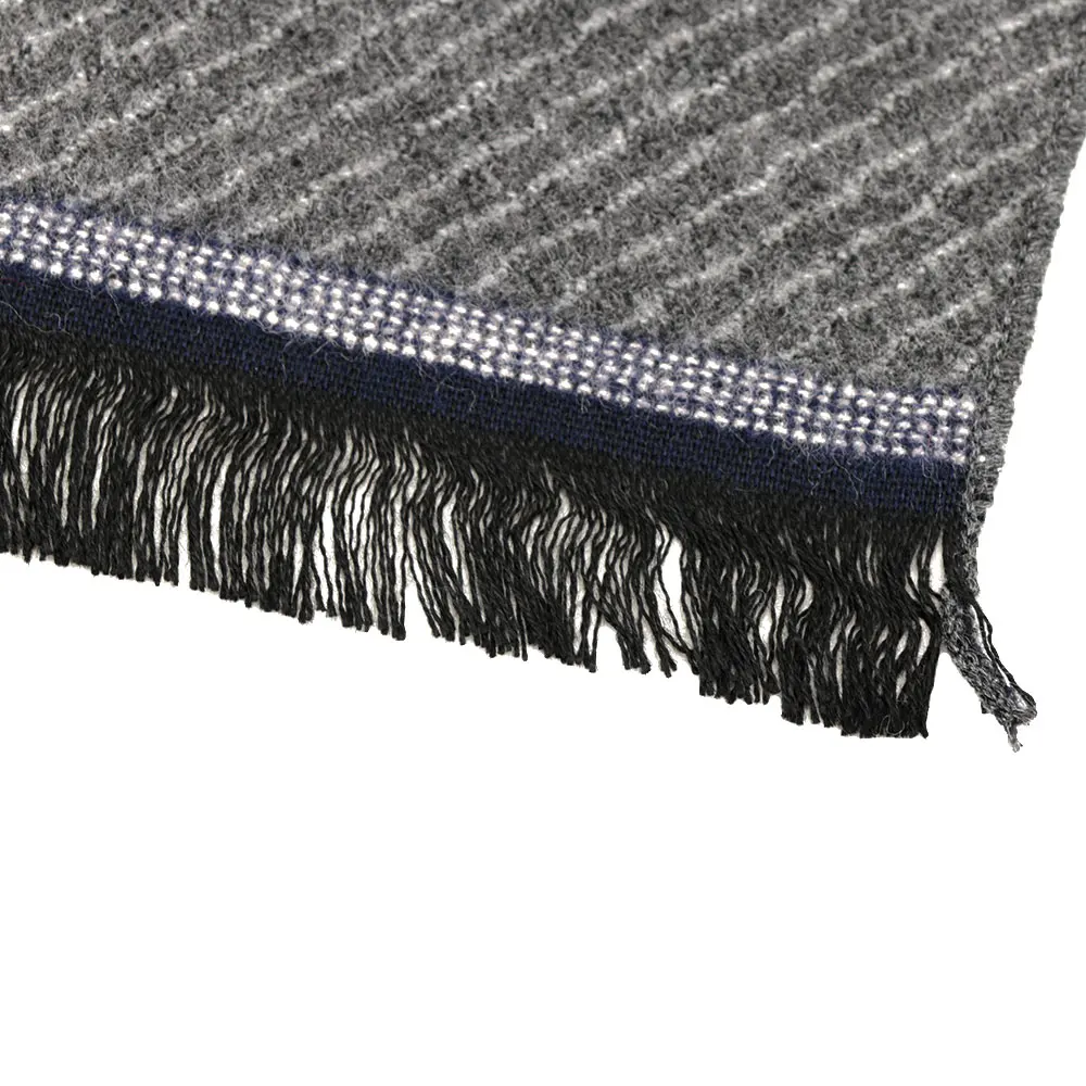 

1PC Luxury Winter Warm Wool Cashmere Scarves Warm Thick Black White Houndstooth Plaid Blanket Scarf For Mens